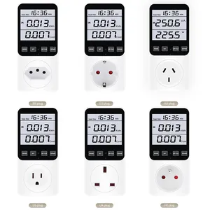 มิเตอร์ไฟฟ้าดิจิตอล HEDAO 220V/120V AC วัตต์มิเตอร์แบบเสียบปลั๊ก วัดกำลังไฟฟ้า วัตต์ หน่วยกิโลวัตต์ชั่วโมง วัสดุ ABS สำหรับวิเคราะห์การใช้พลังงาน OEM - Product Image 3