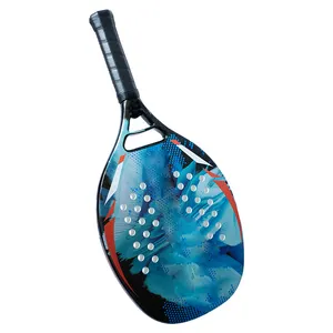 Padel Paddle Beach Tennis Racquet High Quality Carbon Fiber Beach Tennis Racket Custom Design