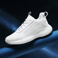 Chaussures de sport légères et respirantes pour hommes en gros, chaussures de course fines en maille à lacets, tendance mode printemps été automne