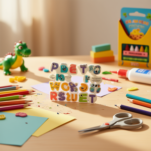 Adesivi 3D in Schiuma EVA con Lettere dell'Alfabeto per Bambini, Decorazioni per Lavori Manuali - Product Image 3