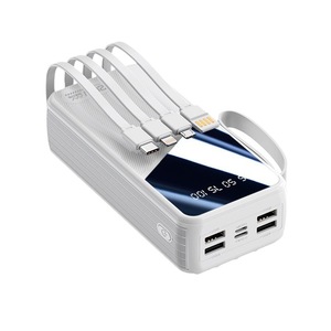 Batterie externe ultra-grande capacité 50 000 mAh Li-polymère, charge rapide Type-C, affichage numérique intelligent, utilisation en extérieur, autonomie extra longue - Product Image 1