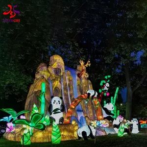 Sự kiện công viên thương mại vườn thú gấu trúc hoa tre lễ hội Trung Quốc