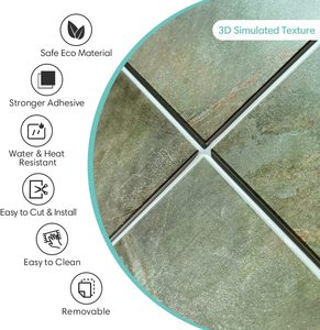 <strong>Stick</strong> <strong>on</strong> Fliser Peel and <strong>Stick</strong> Backsplash <strong>Tile</strong> for <strong>Kitchen</strong> and Bathroom Backsplashes - Product Image 5