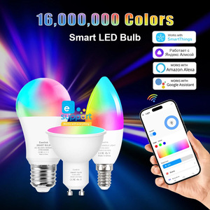 Bombilla inteligente eWeLink RGB compatible con Zigbee y WiFi, control por voz, compatible con Alexa y Google Home para iluminación inteligente del hogar. - Product Image 2
