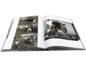 Kunden spezifische Hardcover-Kunst Erwachsenen Foto Porzellan Bücher drucken schwarz grau Foto Couch tisch Buch Hardcover Buchdruck