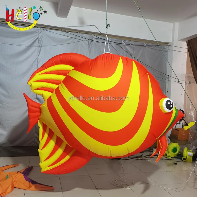 Tùy chỉnh Inflatable chú hề Cá Bóng cá Inflatable động vật biển bóng