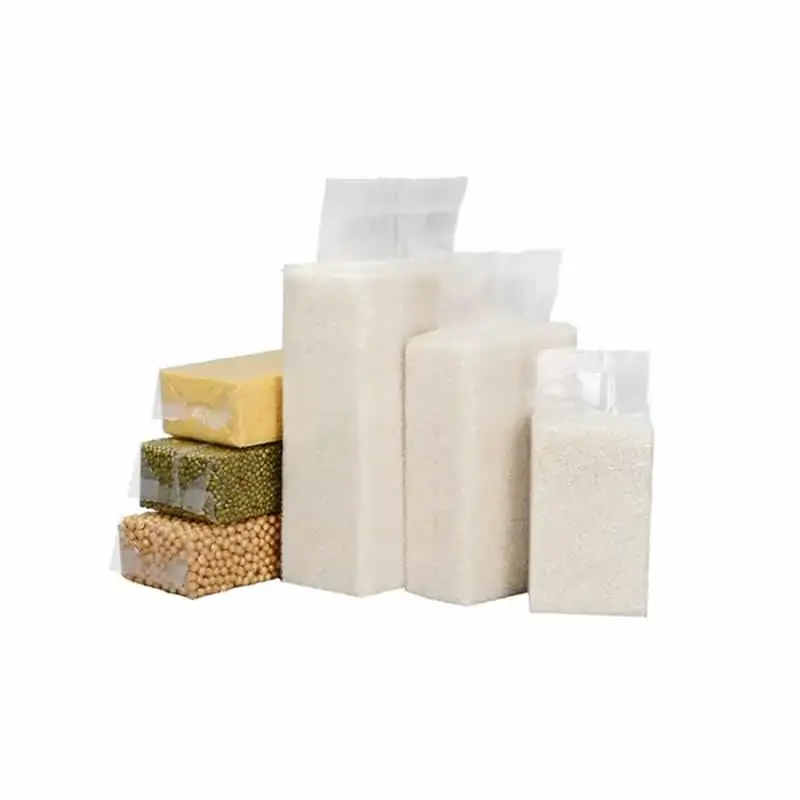 Kalee 1kg 2kg 5kg Sac d'emballage sous vide en plastique nylon imprimé personnalisé pour le riz sacs d'emballage sous vide pour aliments