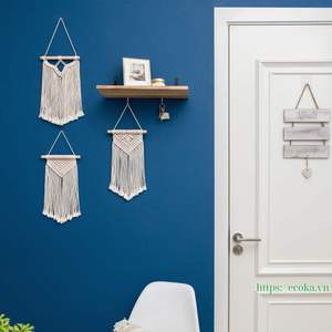 Tapiz de Pared Boho Hecho a Mano con Bajo MOQ, Cortinas de Macramé Tejidas, Decoración de Pared para Ramadán y Decoración del Hogar - Product Image 6