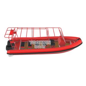 Yoowin Gommone RHIB da 28 Piedi per Uso Gravoso Personalizzato per Addestramento e Soccorso Governativo, <span class=keywords><strong>in</strong></span> Vendita per Esercitazioni di Evacuazione <span class=keywords><strong>in</strong></span> Caso di Emergenza e Disastri - Product Image 4