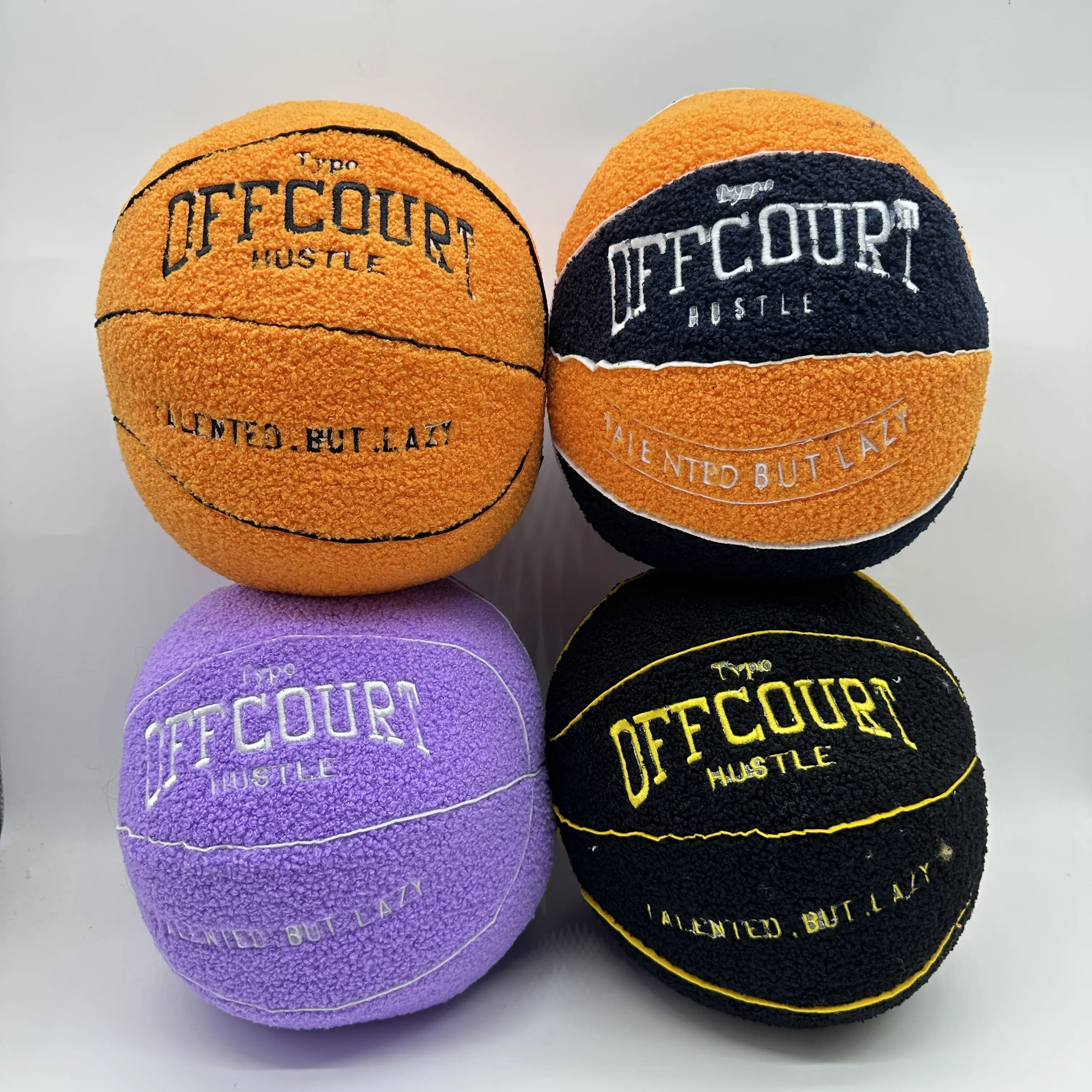 Custom Basketball Pillow Cushion Stuffed Plush Offcourt Pillow Basketball Ball Toys
