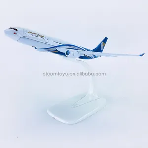 1/400 16厘米阿曼航空模型飞机波音空中客车A330-300压铸飞机模型收藏和礼品