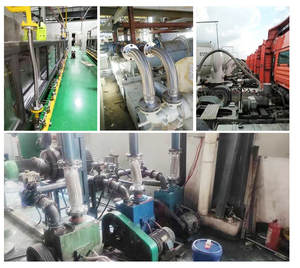 Flexibler Metalls ch lauch aus Edelstahl 304 mit Flansch - Product Image 3