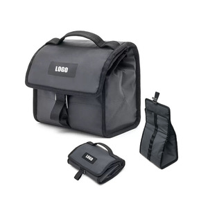 Thân thiện với vật liệu tái chế xách tay mềm xúc Phạm Túi lạnh cho du lịch bán buôn gấp ráp Hộp Ăn Trưa cho các trường học - Product Image 1