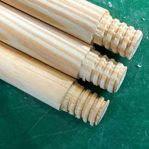 Manche de balai en bois de pin naturel au meilleur prix, manche en bois robuste pour balai et serpillière, longueur personnalisée, fabricant exportateur en gros - Product Image 1