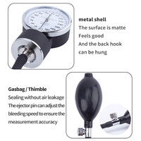Tensiomètre anéroïde pour médecin et infirmière avec accessoires stéthoscope, cardiologie, moniteur de tension artérielle personnalisé et stéthoscope