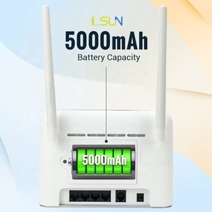 Telenet lsun mf286n 4G LTE CPE Router 5000mAh Pin Cat4 300M 4G không dây di động Wifi Modem cổng - Product Image 6