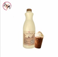 Jarabe Concentrado de Granita de Granada Roja 1.2kg Botella Halal Sabor Frutal Sin Retrogusto Desagradable Jiuzhou para Uso Comercial Congelado