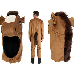 Costume de cheval adulte avec couvre-tête et couvre-pieds pour spectacle sur scène et cosplay - Product Image 5