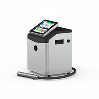 Imprimante à jet d'encre CIJ portable OMA, nettoyage automatique au solvant, vitesse de 380 m/min pour les industries alimentaires et pharmaceutiques, plastique