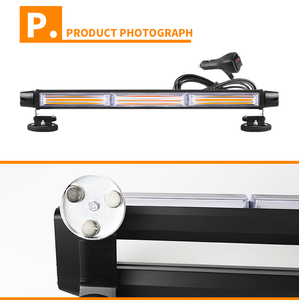 4 hàng <span class=keywords><strong>Led</strong></span> nhấp nháy thanh ánh sáng xe hổ phách cảnh báo khẩn cấp nhấp nháy đèn an toàn đèn hiệu đèn cho xe trailer xe tải - Product Image 5