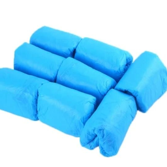 Сине-белый одноразовый полиэтиленовый рукав, водонепроницаемый рукав, крышка, рукав, крышка