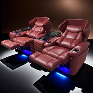 Chaise <span class=keywords><strong>3</strong></span> <span class=keywords><strong>places</strong></span> VIP chaise motorisée fauteuils théâtre inclinable <span class=keywords><strong>home</strong></span> <span class=keywords><strong>cinéma</strong></span> canapés inclinable <span class=keywords><strong>canapé</strong></span> en cuir inclinable - Product Image 4