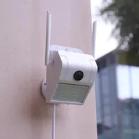 Outdoor 32 Led Light 16 InfaredライトWall Mounted Security Yard Wifi Camera HD 1080P