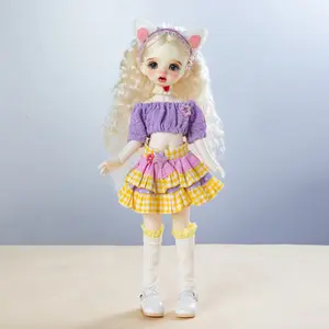 30厘米娃娃装扮6分BJD马甲洛丽塔公主裙服装批发家居玩具