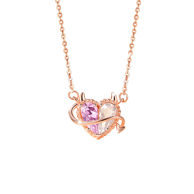 Mylvoe Jewelry 925 Sterling Silver Link Chain Heart Pendant Necklace for Women Custom Design Wedding & Party Occasions
