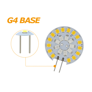 DC10-30V 3W 24LEDs ขาสองสีเปลี่ยนโดยเปิด/ปิด G4หลอดไฟ LED สำหรับแสงทะเล - Product Image 4