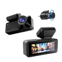 Vente chaude 4K + 1080P voiture DVR moniteur de stationnement G-Sensor Vision nocturne enregistrement en boucle GPS WIFI connexion caméras de véhicule cachées
