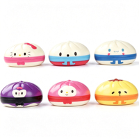 Jouets Squishy Fête de l'Indépendance des États-Unis 2026 – Forme de Ravioli Patriotique, Jouets Anti-Stress en Mousse PU à Remontée Lente pour les Faveurs de Fête du 4 Juillet