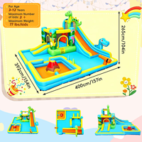 Château gonflable commercial en PVC épais avec toboggan, vente en gros d'usine, pour location de fêtes et aire de jeux intérieure pour enfants