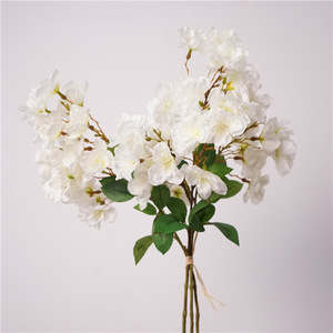 I883 fleurs de cerisier artificielles salon décoration de la maison mariage hôtel fenêtre décoration photographie accessoires - Product Image 5