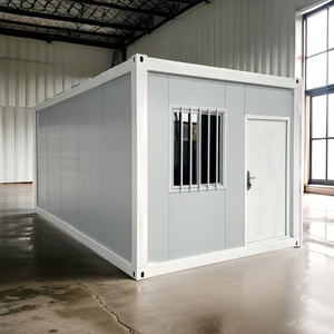 Abris de <span class=keywords><strong>jardin</strong></span> à faible coût Pack plat 20Ft Container Office Labour Camp Flat Pack Cabin Container House - Product Image 1