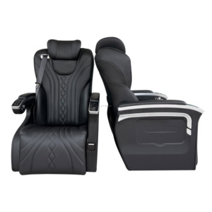 Juego de Asientos para Camioneta Hiace, Accesorios Interiores VIP para Alphard, Asientos de Cuero con Masaje Eléctrico para <span class=keywords><strong>Autocaravanas</strong></span>, Asientos Modificados para Automóviles - Product Image 2