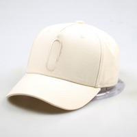 Casquette de baseball structurée personnalisée à 5 panneaux en coton, casquette à visière incurvée réglable, casquette de baseball avec logo personnalisé