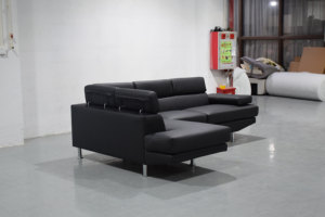 Di lusso moderno in pelle sintetica modulare appartamento soggiorno divano ad angolo divano Set con servizi personalizzati - Product Image 5