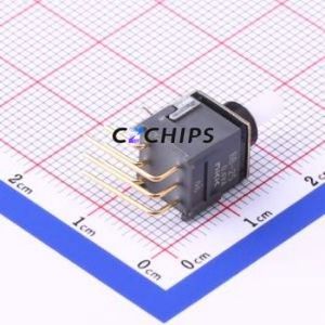 BB25AH <b>Push</b> <b>Button</b> <b>Switch</b> Through hole Component (THT) <b>Switch</b> Double Pole Double Throw Round <b>Button</b> Right Angle Insert White - Product Image 1