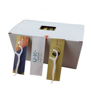 Fil dentaire personnalisé avec logo, emballage individuel, bâtonnets de fil dentaire jetables en polymère PE pour le nettoyage des dents, cure-dents à fil dentaire - Product Image 1