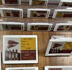 Nouveauté, étiquette de prix électronique ESL de 5,8 pouces pour supermarché, étiquette de prix électronique ESL, étiquette de prix électronique E Ink avec SDK, système ESL - Product Image 1