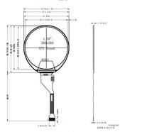 Pantalla LCD de 1.39 Pulgadas Marca BOE, Resolución 360x360, Interfaz QSPI de 15 Pines, 350 Nits, Pantalla Circular TFT para Reloj Inteligente con Perilla Táctil CST8160