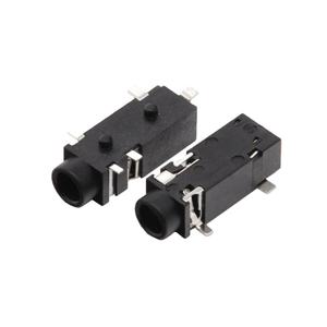 Connecteur TRS stéréo PJ 3 conducteurs 3,50 mm pour casque, <span class=keywords><strong>mini</strong></span> prise <span class=keywords><strong>jack</strong></span> téléphonique, à <span class=keywords><strong>souder</strong></span>, PJ-328-2 SJ-3523-SMT-TR - Product Image 1