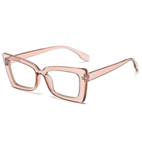 Monture optique carrée tendance pour femmes, lunettes élégantes à verres plats, nouvelle arrivée, lunettes filtrant la lumière bleue pour ordinateur pour femmes
