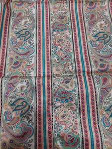 Tissu d'ameublement à rayures Paisley, couleurs pastel foncées, largeur 45 pouces, poids moyen, tissu pour canapé, chaise, meubles, 1,5 yards - Product Image 3