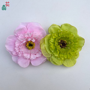 Têtes de fleurs de pivoine en soie, fleurs artificielles faites à la main pour la décoration de la maison, décoration de mariage, style moderne - Product Image 3
