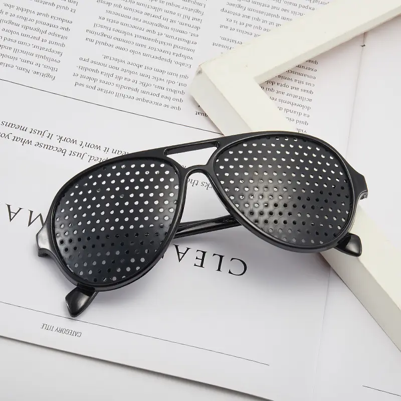 New Style Promotion Anti-myopia Pin hole Sunglasses Exercise Eyesight Eyeglasses Care Products Pinhole Glasses