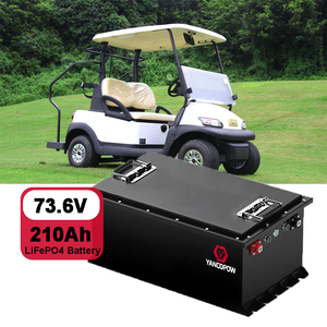 รถกอล์ฟแบตเตอรี่ลิเธียมเหล็กฟอสเฟตพลังงานสูง51.2V 73.6V 210Ah 105ah ก้อนแบตเตอรี่ BMS ไอออนอัจฉริยะ - Product Image 2