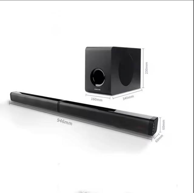 Vofull 2.1 Slim Sound Bar 100W USB Sound bar Home Sound System Soundbar TV Speakers