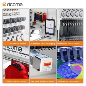 Máquina de Bordar de Alta Velocidad Ricoma MT-1201 de 1-4 Cabezales Automática de 12 Agujas para Personalización Masiva - Product Image 2